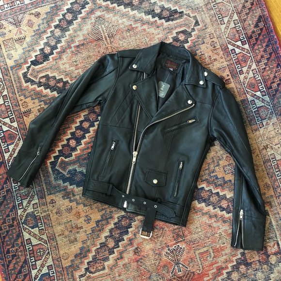 Pele Che Coco Reworked Leather Jacker - Picture 2 of 9